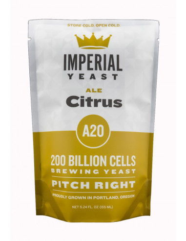 Levure Citrus A20 - Imperial Yeast levure de bière liquide