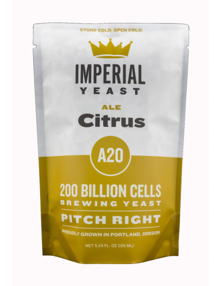 Brasser sa propre bière : Levure Citrus A20 - Imperial Yeast - CITRUS-A20