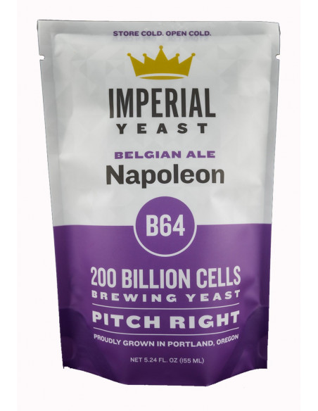 Brasser sa propre bière : Levure Napoleon B64 - Imperial Yeast - NAPO-B56