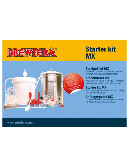 Brasser sa propre bière : Pack brassage MX - ÉLECTRIQUE - 057.004.2 Brasser sa propre bière : Pack brassage MX - ÉLECTRIQUE - 057.004.2