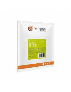 Brasser sa propre bière : SafAle S-33 - 100 gr - Fermentis - LEVSAS33G100