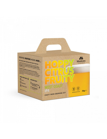 Brasser sa propre bière : Kit de bière Flagship West Coast IPA - Muntons - 056.244.7 Brasser sa propre bière : Kit de bière Flagship West Coast IPA - Muntons - 056.244.7