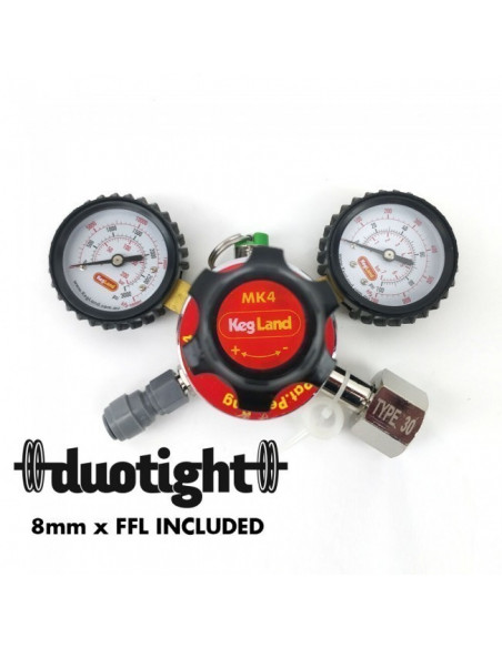 Brasser sa propre bière : Détendeur MK4 Gaz CO2 (PRV 6,5 bar et manomètre 100 psi) - Kegland - KL07429 Brasser sa propre bière : Détendeur MK4 Gaz CO2 (PRV 6,5 bar et manomètre 100 psi) - Kegland - KL07429