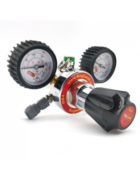 Brasser sa propre bière : Détendeur MK4 Gaz CO2 (PRV 6,5 bar et manomètre 100 psi) - Kegland - KL07429 Brasser sa propre bière : Détendeur MK4 Gaz CO2 (PRV 6,5 bar et manomètre 100 psi) - Kegland - KL07429