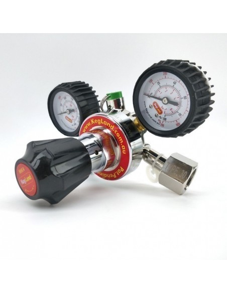 Brasser sa propre bière : Détendeur MK4 Gaz CO2 (PRV 6,5 bar et manomètre 100 psi) - Kegland - KL07429 Brasser sa propre bière : Détendeur MK4 Gaz CO2 (PRV 6,5 bar et manomètre 100 psi) - Kegland - KL07429