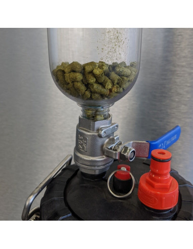 Brasser sa propre bière : Vanne à boisseau sphérique femelle - Dispositif de houblonnage à sec pour FermZilla - KL18074