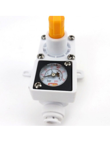 Brasser sa propre bière : Détendeur en ligne Duotight Inline - Avec manomètre intégré pour eau ou gaz - 8mm (5/16" Push In) -... Brasser sa propre bière : Détendeur en ligne Duotight Inline - Avec manomètre intégré pour eau ou gaz - 8mm (5/16" Push In) -...