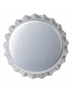 Brasser sa propre bière : Capsules ARGENT 26mm couronnes - 2520