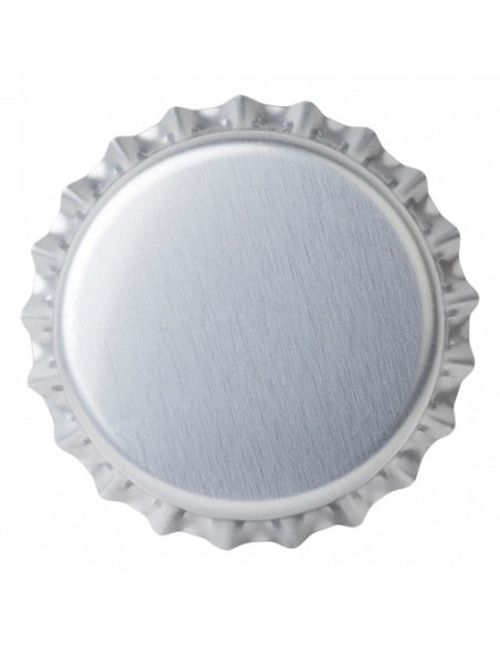 Brasser sa propre bière : Capsules ARGENT 26mm couronnes - 2520 Brasser sa propre bière : Capsules ARGENT 26mm couronnes - 2520