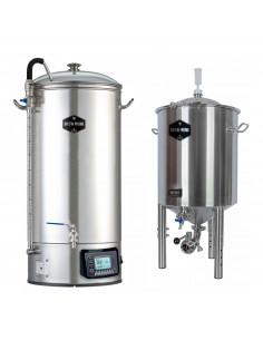 Brasser sa propre bière : Pack Duo Brew Monk 45 litres + Fermenteur 55 litres