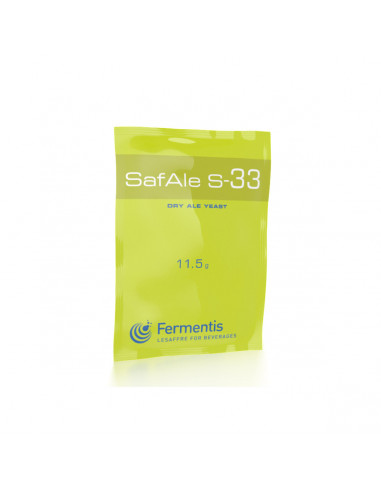 Brasser sa propre bière : SafAle™ S-33 - 11,5 gr