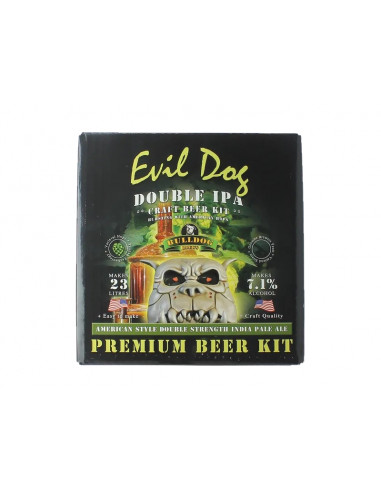 Brasser sa propre bière : Bulldog Evil Dog Double IPA - 23L