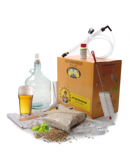 Brasser sa propre bière : Kit de brassage 5 litres bière - Blanche - KIT5-BLANC