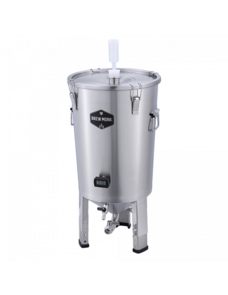 Brasser sa propre bière : Cuve de fermentation 30L en inox - Brew Monk™ - 017.070.30 Brasser sa propre bière : Cuve de fermentation 30L en inox - Brew Monk™ - 017.070.30