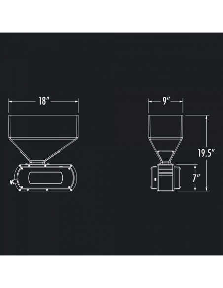 Brasser sa propre bière : Moulin à malt Ss Brewtech™ Grain Mill - 110.100.5