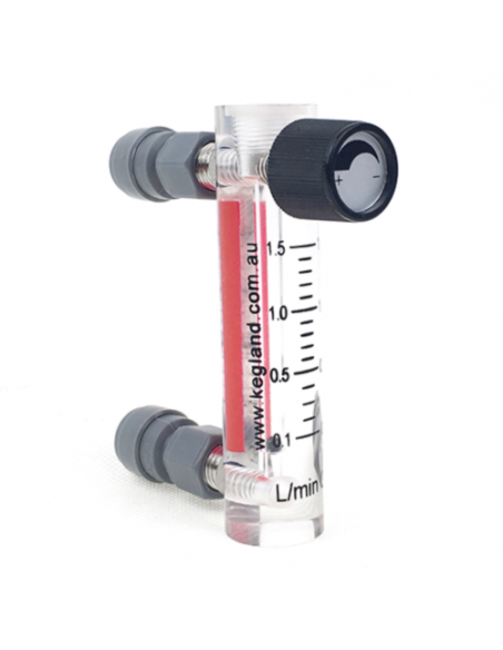 Brasser sa propre bière : Débitmètre d'oxygène 0.1-1.5L./Min avec raccords - 509015