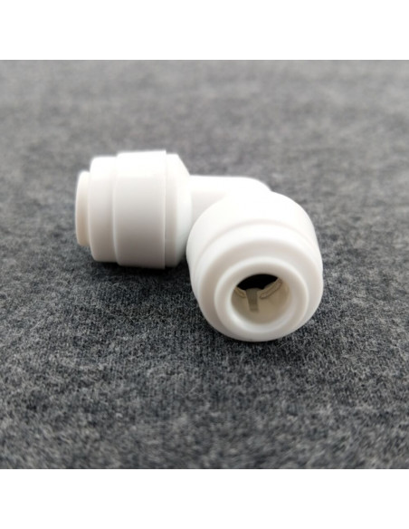 Brasser sa propre bière : Raccord rapide coudé mono-serré 6,35 mm. (1/4″) - KL14052 Brasser sa propre bière : Raccord rapide coudé mono-serré 6,35 mm. (1/4″) - KL14052