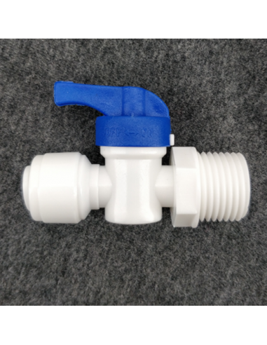 Brasser sa propre bière : Vanne à boisseau sphérique Duotight 9,5 mm. (3/8″) x 1/2″ Mâle - KL07375