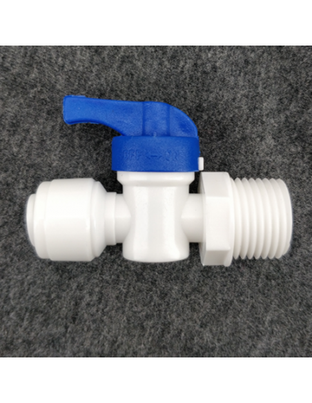 Brasser sa propre bière : Vanne à boisseau sphérique Duotight 9,5 mm. (3/8″) x 1/2″ Mâle - KL07375