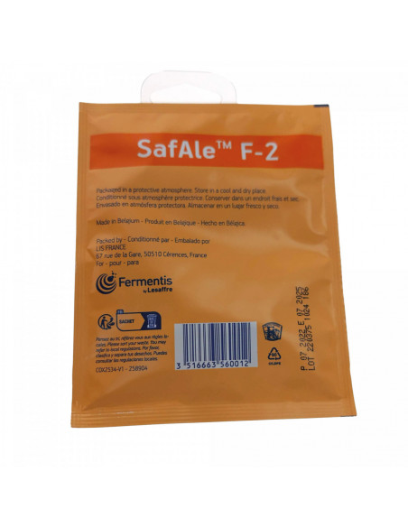 Brasser sa propre bière : SafAle™ F-2 - 25 gr - 050.026.4 Brasser sa propre bière : SafAle™ F-2 - 25 gr - 050.026.4