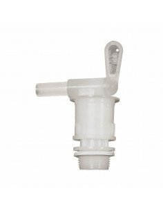 Brasser sa propre bière : Robinet blanc pour Tonneau de 30-210 l - 017.756.8