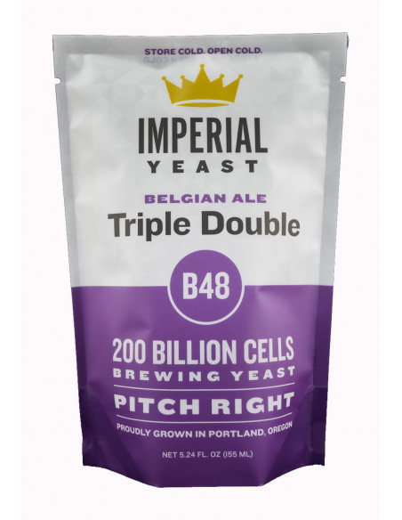 Brasser sa propre bière : Levure Triple Double B48 - Imperial Yeast - DOUBLE-B48