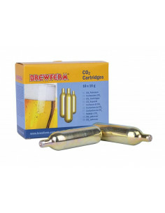 Brasser sa propre bière : Cartouche Co2 16gr - 10 pièces - 058.040.3