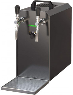 Brasser sa propre bière : Tireuse Froid Sec (2 bec) Compresseur - 90L/H - NEW-6686