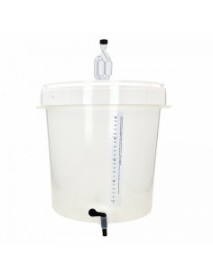 Brasser sa propre bière : Seau de fermentation 30L gradué