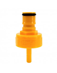 Brasser sa propre bière : Bouchon de carbonatation en plastique jaune Ball Lock x 6.35mm duotight