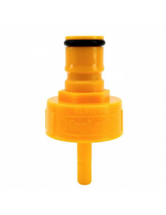 Brasser sa propre bière : Bouchon de carbonatation en plastique jaune Ball Lock x 6.35mm duotight - 531031