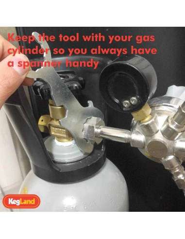 Brasser sa propre bière : Clé de robinet multifonctions clé 7 en 1 - KL07672