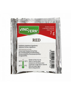 Brasser sa propre bière : levure sèche Vin Rouge - 7 gr - 001.002.7