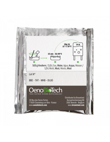 Brasser sa propre bière : levure sèche Vin Rouge - 7 gr - 001.002.7 Brasser sa propre bière : levure sèche Vin Rouge - 7 gr - 001.002.7