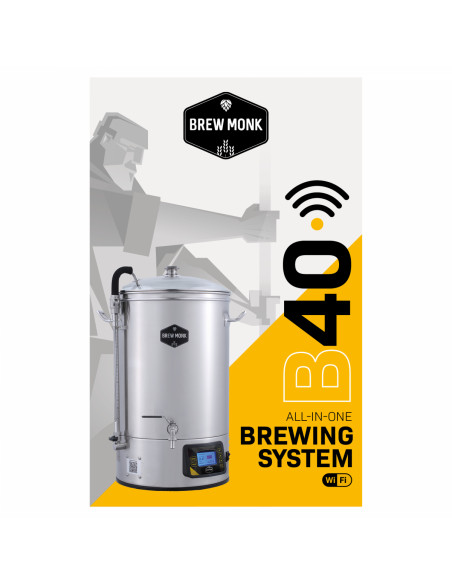 Brasser sa propre bière : Brew Monk™ B40 système de brassage WIFI - 057.702.40 Brasser sa propre bière : Brew Monk™ B40 système de brassage WIFI - 057.702.40