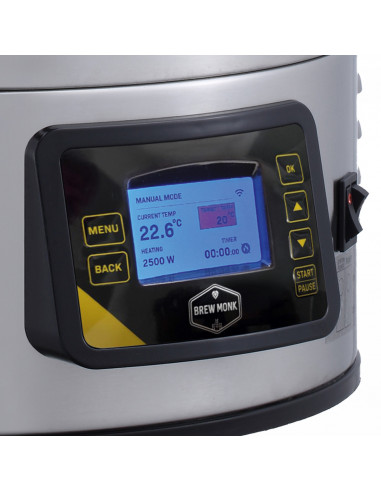 Brasser sa propre bière : Brew Monk™ B40 système de brassage WIFI - 057.702.40 Brasser sa propre bière : Brew Monk™ B40 système de brassage WIFI - 057.702.40