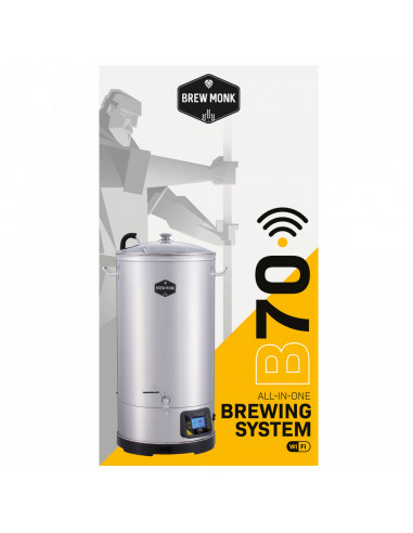 Brasser sa propre bière : Brew Monk™ B70 système de brassage WIFI - 057.700.70 Brasser sa propre bière : Brew Monk™ B70 système de brassage WIFI - 057.700.70