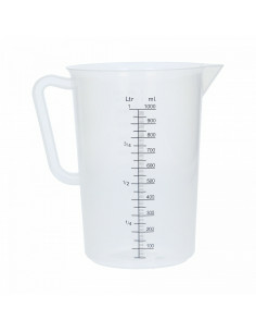 Brasser sa propre bière : Cruche de mesure polypropylène gradue 1000 ml - 014.054.1