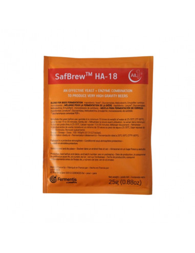 Brasser sa propre bière : SafBrew™ HA-18 (25 Gr)