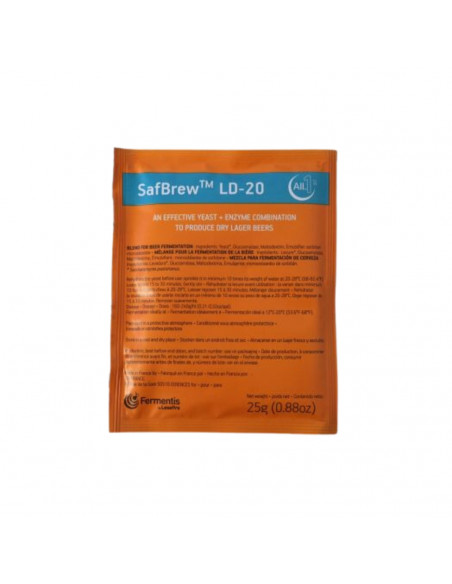 Brasser sa propre bière : SafBrew™ LD‑20 (25 Gr) - SAF-LD20