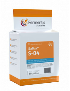 Brasser sa propre bière : SafAle™ S-04 - 500 gr - 050.006.6