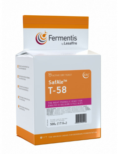 Brasser sa propre bière : SafAle T-58 500 gr - 050.004.1