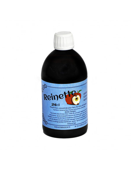 Brasser sa propre bière : Reinette 24 cl pour 30 litres de boisson - REI250ML Brasser sa propre bière : Reinette 24 cl pour 30 litres de boisson - REI250ML