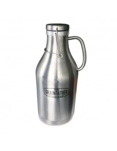 Brasser sa propre bière : Growler à couvercle pivotant en inox - 2L