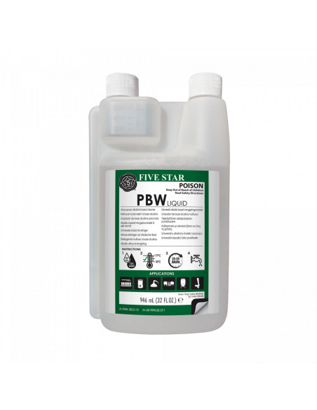 Brasser sa propre bière : PBW Liquide Five Star 946 ml - 004.156.4GBL