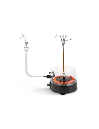 Brasser sa propre bière : ECOLOGY machine à rincer/brosser à l'eau - 01104