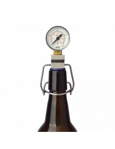 Brasser sa propre bière : Manomètre pour bouteilles à bouchon mécanique
