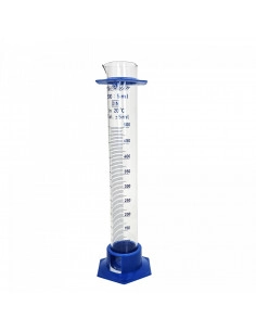 Brasser sa propre bière : Eprouvette graduée en verre 500 ml - pied en plastique - 014.006.1