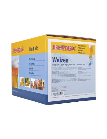 Brasser sa propre bière : Weizen - 20L - concassé - 056.033.4G Brasser sa propre bière : Weizen - 20L - concassé - 056.033.4G