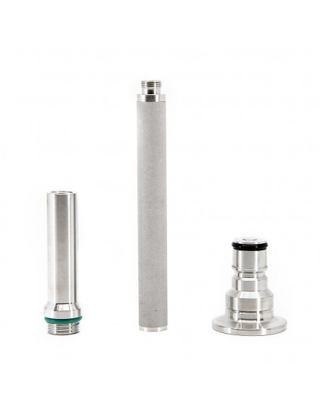 Brasser sa propre bière : Kit carbo TC34mm Pierre de carbonatation de 120 mm avec verrouillage à bille - 7713174